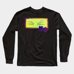 ANGRY EYES  (MOOD GRAFFITI) Long Sleeve T-Shirt